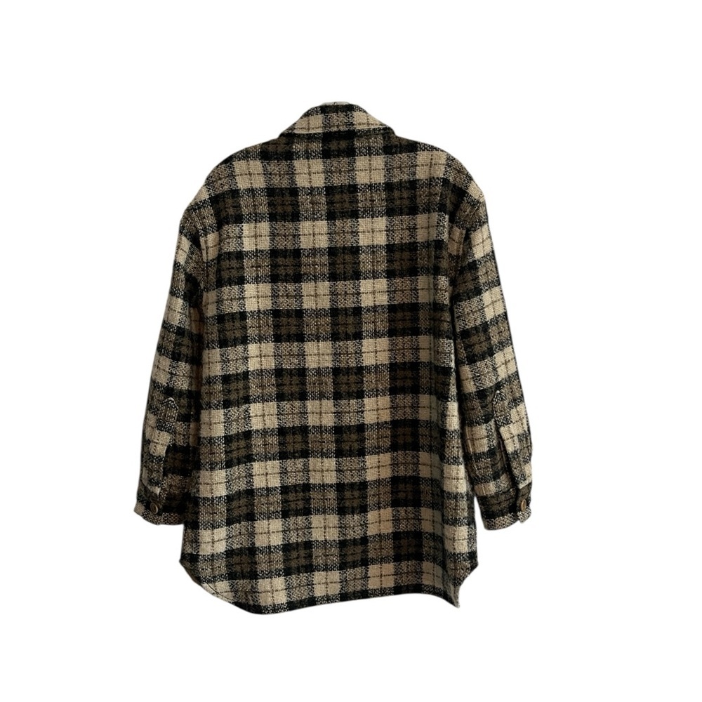 BANANA REPUBLIC Wool/Alpaca Italian Boucle Shirt Jacket Shacket Size XS - Picture 5 of 6